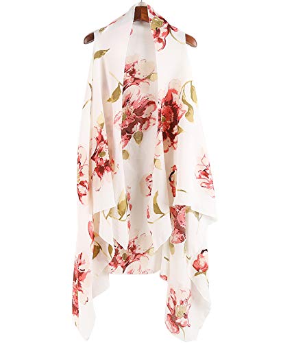 Outrip Women Swimsuit Bathing Suit Beach Cover up Chiffon Floral Kimono Cardigan