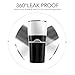 Ohuhu Pour Over Coffee Maker, 2 Cup Capacity, Black, Portable, Modern Design, Perfect for Home, Office, Camping, Includes Coffee Filter and Milk Frother