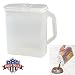 Food Storage Container 6 Qt Keeper and Pour n' Store Dispenser with Handle primary
