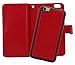 iPhone 6 plus/6S plus 2 in 1 Wallet Case，Hynice Folio Flip PU Leather Case Magnetic Detachable Slim Back Cover Card Holder Slot Wrist Strap wallet for iPhone 6 plus/6S plus 5.5 
