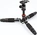 Rollei Fotopro M4-Mini Aluminium Tripod with Ball Head and Tripod Bag Black