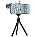 CamKix Camera Lens Kit for iPhone 4 / 4S Including 8X Telephoto Lens/Mini Tripod/Phone Holder/Case