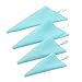 4 Sizes Silicone Pastry Bag, Reusable Icing Piping Bag Frosting Bag Baking Cake Decorating Bag-Blue color(12