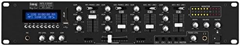 DJ MIXER, 4 CH, 2U, MP3, BLUETOOTH // DJ MIXER, 4 CH, 2U, MP3, BLUETOOTH; External Depth:105mm; External Length / Height:88mm; External Width:482mm; Supply ( MPX-410DMP )