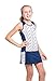 Street Tennis Club Girls Tennis Dress & Golf Outfit, Athletic Skirts Dress with Built-in Shorts - Girls Active Golf and Tennis Clothes Navy Large (9-10 Years)
