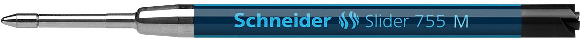 Schneider Slider 755 Blistercard includes Medium Ballpoint Pen Refill - Black
