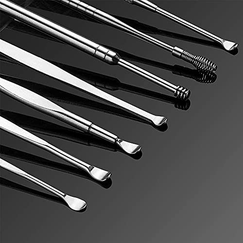 PINPOXE Earwax Removal Kit, Ear Cleaner, Ear Pick, Safe Ear Wax Removal Tool, 8 Pcs Ear Wax