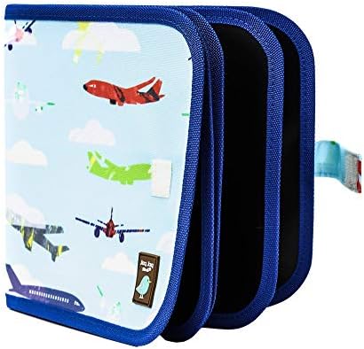 Jaq Jaq Bird Children's Doodle It Mess-Free Chalk Board Doodle and Drawing Book: Reusable, Sparks Creativity, Travel Friendly (Aeroplane)