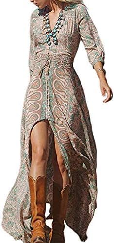 Venta \u003e vestidos largos con botas vaqueras \u003e en stock