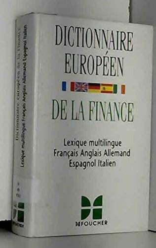 Download Dictionnaire européen de la finance : français-anglais/anglais-français PDF