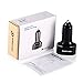 [USB Type C Car Charger] Poweradd 5A USB C Car Charger with Dual Smart USB Output for Goole Pixel XL, Nexus 5X 6P, Macbook 12 inch, iPhone, Galaxy S8 / S8 Plus, Nokia - Black