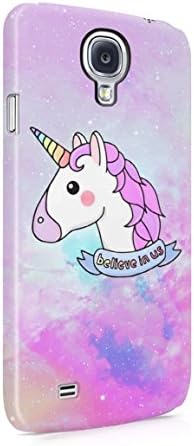 Unicorn Head Believe in Us Hard Plastic Phone Case for Samsung Galaxy S4 Mini