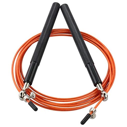 Miwaimao Crossfit Jump Rope,Steel Wire Skipping Rope Adjustable Professional Speed Jump Rope Speed Jumping Boxing Gym…