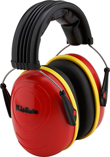 Tasco 2512 Kidsafe Over-The-Head Earmuffs, NRR=25, Red