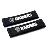 NFL Team Oakland Raiders Seat Belt Shoulder Pads, Pair