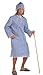 Rubies Forum Novelties Men's Scrooge Costume Nightshirt, Blue/White, Standard