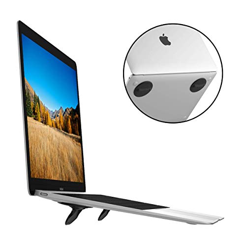 Laptop Computer Holder Desk Stand, Laptop Notebook Tablet Computer Stand for Desk Notebook Tablet Compatible with MacBook Pro, MacBook, MacBook Air, Tablets-Black - Thumbnail 7