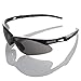 JORESTECH Safety Eyewear, ANSI Z87+ Impact Resistant Polycarbonated Eye Protection Safety Glasses, Black Frame with Smoke Lenses, pack of 12