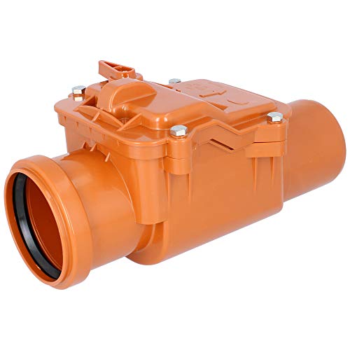PEŠTAN Rückstauverschluss Ø DN 75 Orange | Rückschlagklappe Rückstauventil Rückstauklappe Rückstauverschluss… – Bild 3