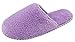 HomeTop Women’s Cozy Plush Fleece Slip On Memory Foam House Slippers (Medium / 7-8 B(M) US, Light Purple)