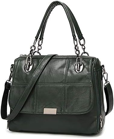 GBY Womens Handbags and Purses Fashion Top Handle Satchel Tote PU Leather Shoulder Bags for Women Fashion (Color : Green, Size : OneSize)