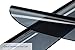 Goodyear Shatterproof Side Window Deflectors for Trucks Ford F150 2015-2024 SuperCrew, Tape-on Rain Guards, Window Visors for Cars, Vent Deflector, Vent Visor, Truck Accessories, 4 pcs-GY003112