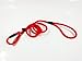 Gefryco Nylon Rope Dog Whisperer Style Slip Training Leash Lead and Collar (Red)