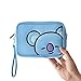 BT21 Official Merchandise by Line Friends - KOYA Enamel Cosmetic Bag Travel Pouch for Toiletry and Makeup