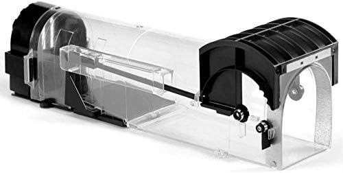 Home Solutions™ - 1 Pack - Mice Trap, Mouse Trap, Humane Mouse Trap, Alive, For Indoors, For Outdoors, No Kill, Mouse Traps That Work, Humane Mice Trap, Rat Traps Humane, Squirrel Trap (Clear)