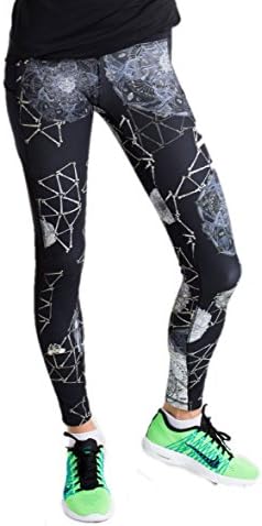 Nualime, Women's Masterpiece Legging, Twisted Floral Pattern, Small