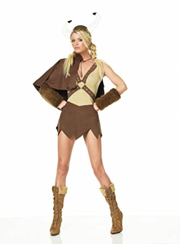 Leg Avenue Womens Viking Cape Outfit Fancy Dress Sexy Costume
