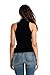 Emery Pointe Turtleneck Sleeveless Chest Cutout Top
