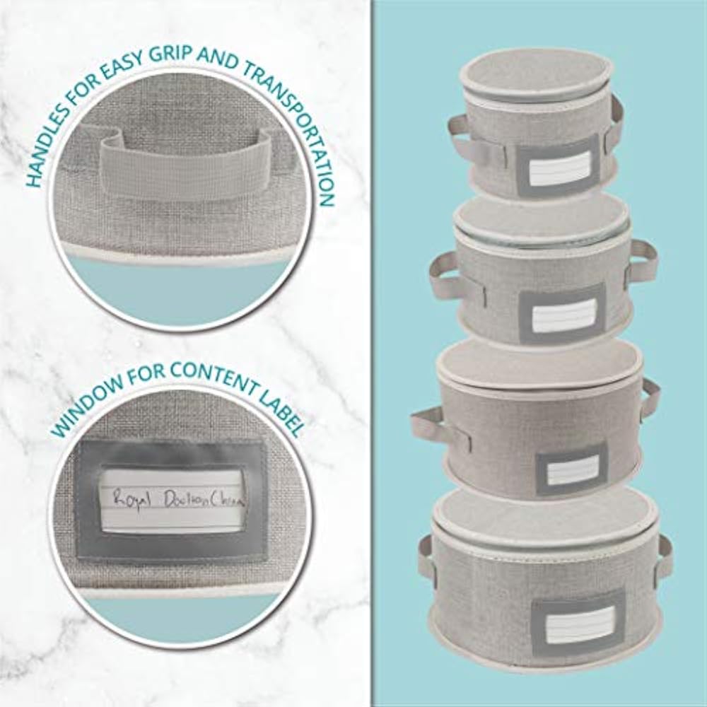 China Dinnerware Storage Containers Extra Sturdy Sides And Bottom Hard