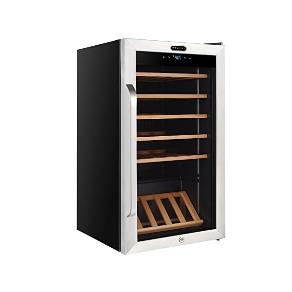 Whynter-FWC-341TS-34-Bottle-Freestanding-Wine-Refrigerator-with-Display-Shelf-and-Digital-Control-Stainless-Steel-One-Size