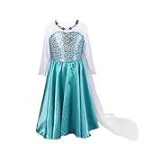 Pettigirl Little Girls' Snowflakes Dress Gift Set (Dress+Necklace+Bracelet) 3-9 Years