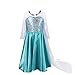 Pettigirl Little Girls' Snowflakes Dress Gift Set (Dress+Necklace+Bracelet) 3-9 Years