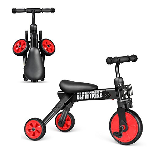 Besrey 3 in 1 baby trike & toddlers glide & fol…