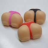 Butt Stress Ball with Thong Bikini (Assorted Colors. Sold Individually)