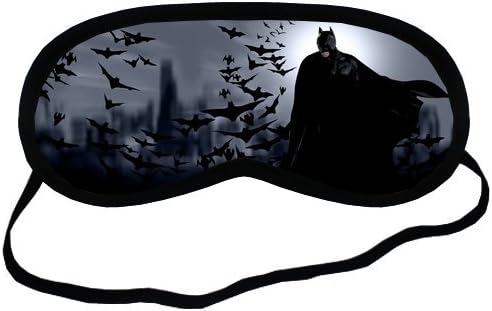 Custom Joker Batman Sleeping Mask, Comfortable Soft Cotton Shading breathable Sleeping Aids Eye Mask Cover Travel &amp; Work Rest