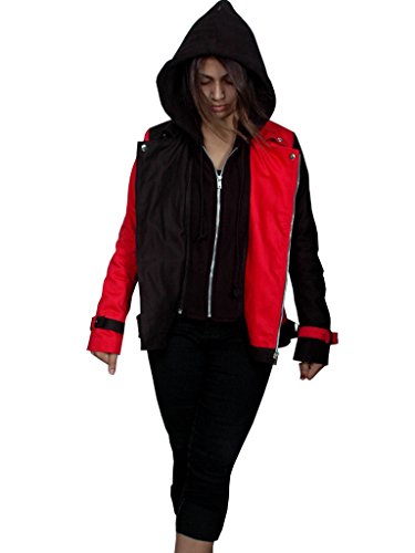 Women's Elegant Latest Heartless Jester Harley Quinn Cotton Jacket (XL)