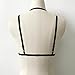 Han Shi Bra, Women Fashion Floral Lace Bralette Bustier Crop Top Bandage Triangle Cami Vest (L, Black)
