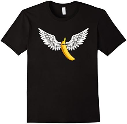 Mens Cool Banana T Shirt Deal With It Glasses Banana Wings Tee Medium Black