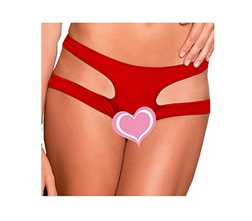 WADAYUYU Women's Plus Size Panty Lingerie Crotchless Babydoll Set Rot-XL