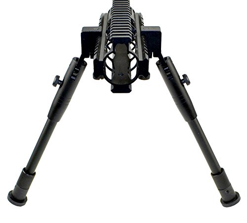 Sniper BP09 Height Adjustable Picatinny/Weaver Precision Bipod, Black