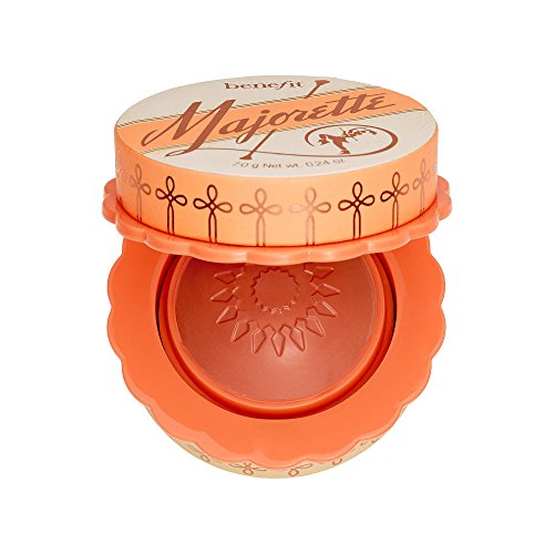 Benefit majorette peach cream blush, full size 0.24 ounce