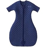 Halo Easy Transition Sleepsack Wearable Blanket, Heather Denim, Medium
