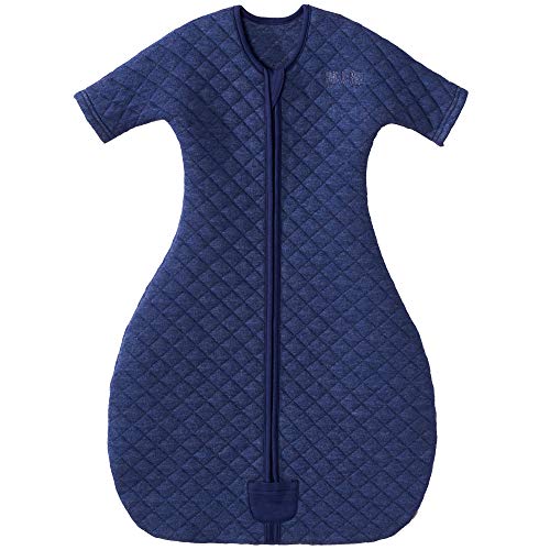Halo Easy Transition Sleepsack Wearable Blanket, Heather Denim, Medium