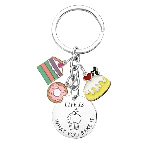 Baking Gift Cupcake Keychain Graduation Gifts for Culinary Students Baker Gifts Christmas