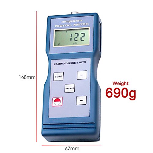 Gain Express Instruments Paint Coating Thickness Meter Gauge with F and ...