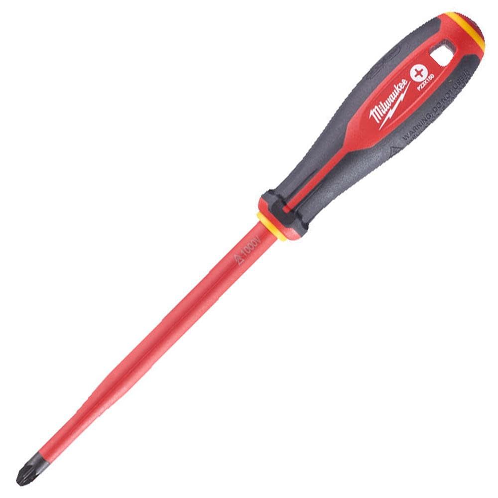 Milwaukee 4932478727 VDE Pozidriv Screwdriver with Refined Imprint PZ3 x 150 m/m